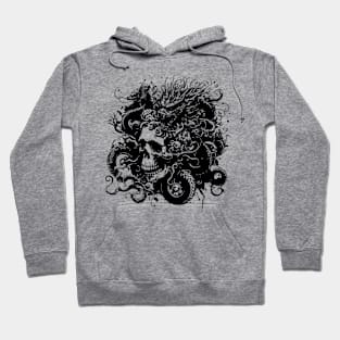 skull with dragons Hoodie